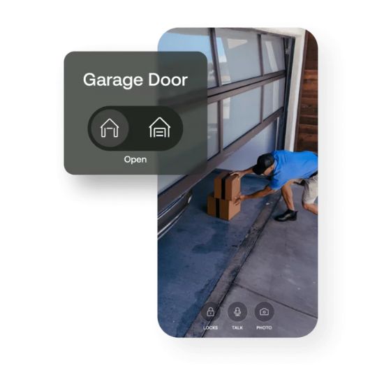 garage door vivint